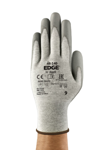ANSELL-STRICKHANDSCHUHE, EDGE, 48-140, grau