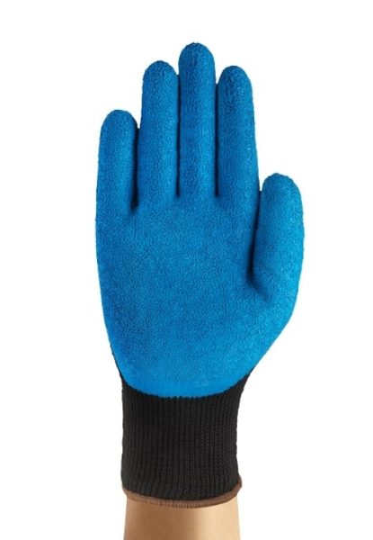 ANSELL-LATEX-ARBEITSSCHUTZHANDSCHUHE, EDGE, 48-305, schwarz/blau