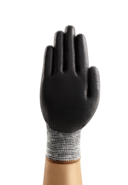 ANSELL-STRICKHANDSCHUHE, mit PU-Beschichtung, EDGE 48-705, grau/schwarz