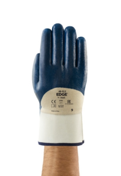 ANSELL-ARBEITSHANDSCHUHE, EDGE, 48-913, beige/blau