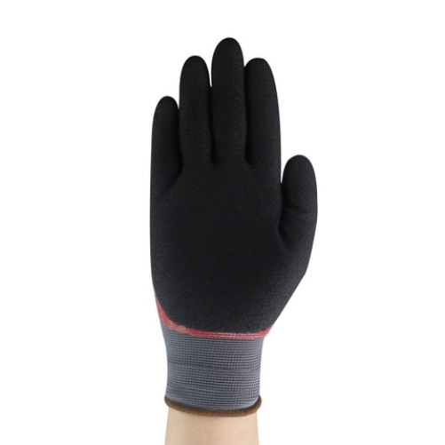 ANSELL-NITRILHANDSCHUHE, Vollbeschichtung, EDGE 48-919, schwarz/rot