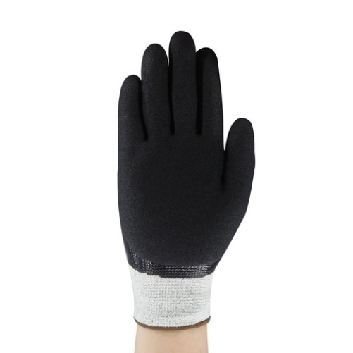 ANSELL-STRICKHANDSCHUHE, mit Nitril-Vollbeschichtung, EGDE 48-929, schwarz
