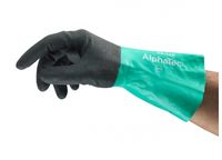 ANSELL-CHEMIKALIENSCHUTZ-HANDSCHUHE, ALPHATEC, 58-128, anthrazit/grn