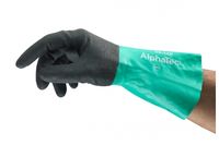 ANSELL-Chemikalien-Schutz-Arbeits-Handschuhe, Alphatec, 58-128, Anthrazit/Grn