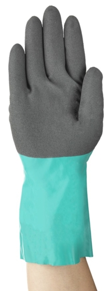 ANSELL-CHEMIKALIENSCHUTZ-HANDSCHUHE, ALPHATEC, 58-270, schwarz