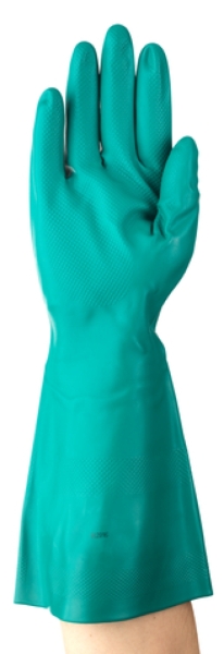ANSELL-CHEMIKALIENSCHUTZ-HANDSCHUHE, ALPHATEC AQUA DRI, 58-335, gr�n