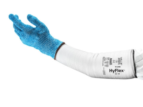 ANSELL-SCHNITTSCHUTZ-ARBEITSHANDSCHUHE, HYFLEX. 74-500, blau