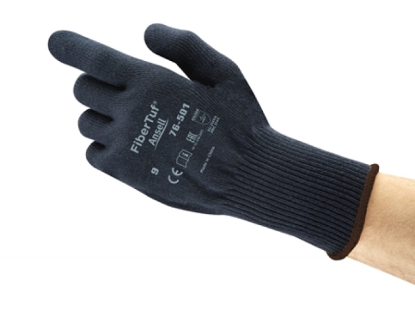 ANSELL-STRICKHANDSCHUHE, FIBER TUF, 76-501, dunkelblau