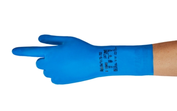 ANSELL-NITRIL-KAUTSCHUK-HANDSCHUHE, VIRTEX, 79-700, blau
