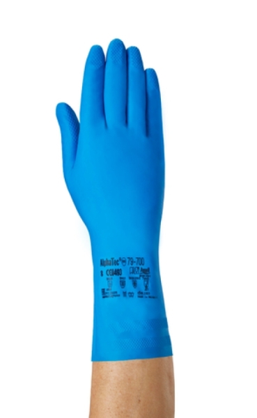 ANSELL-NITRIL-KAUTSCHUK-HANDSCHUHE, VIRTEX, 79-700, blau