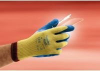 ANSELL-Strick-Arbeits-Handschuhe, Power Flex, 80-600, Blau/Gelb