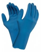 ANSELL-Latex-Arbeits-Handschuhe, Profood, Reusable Latex , 87-305, Blau