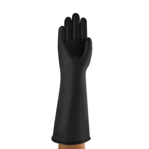 ANSELL-CHEMIKALIENSCHUTZ-HANDSCHUHE, ALPHATEC, 87-104, schwarz