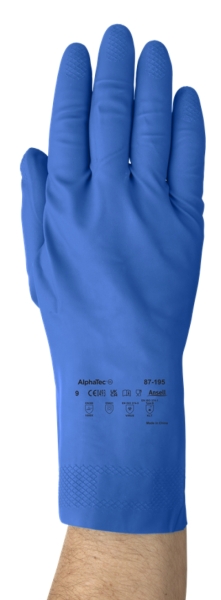 ANSELL-LATEX-ARBEITSHANDSCHUHE, VERSATOUCH, 87-195, blau