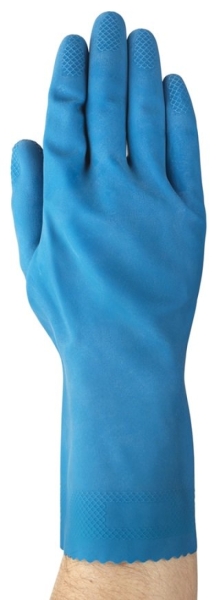 ANSELL-LATEX-ARBEITSHANDSCHUHE, ALPHATEC, 87-315, blau