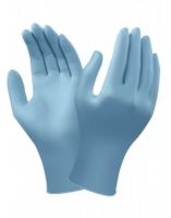 ANSELL-Hand-Schutz, Einweg-Nitril-Untersuchungs-Einmal-Handschuhe, VERSATOUCH, ungepudert, 92-210, blau