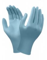 ANSELL-Einmal-Einweg-Nitril-Handschuhe, Versatouch, Ungepudert, 92-471, Hellblau