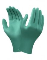 ANSELL-Hand-Schutz, Einweg-Nitril-Untersuchungs-Einmal-Handschuhe, TOUCHNTUFF, 92-605, Pkg á 100 Stück, VE = 10 Pkg, grün