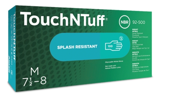 ANSELL-EINWEG-NITRIL-HANDSCHUHE, TOUCHNTUFF, 92-500, Pkg. � 100 St�ck, gr�n