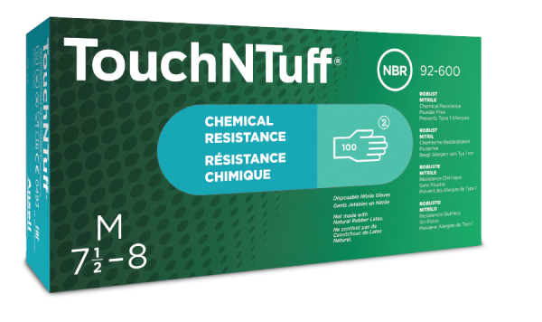 ANSELL-EINWEG-NITRIL-HANDSCHUHE, TOUCHNTUFF, 92-600, Pkg. � 100 St�ck, gr�n