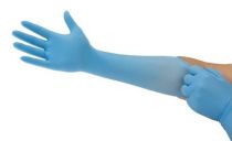 ANSELL-Einweg-Nitril-Einmal-Handschuhe, TOUCHNTUFF, 93-163, Pkg  50 Stck, VE = 10 Pkg, hellblau