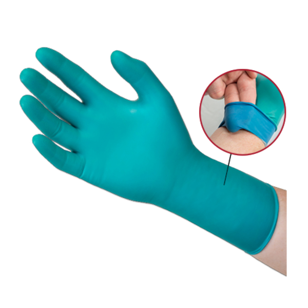 ANSELL-EINWEG-NITRIL/NEOPREN-HANDSCHUHE, MICROFLEX, 93-260, Pkg. � 50 St�ck, VE: 10 Pkg. gr�n/blau