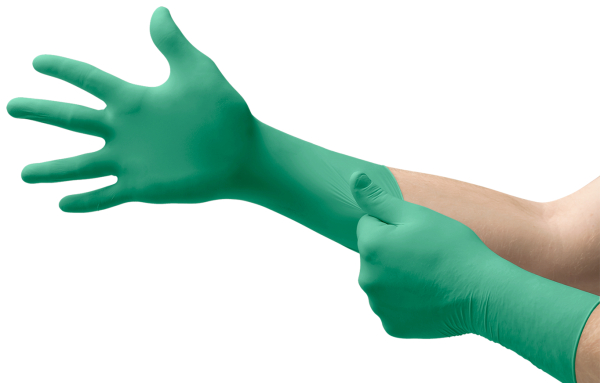 ANSELL-EINWEG-NITRIL-HANDSCHUHE, TOUCHNTUFF, 93-700, grün