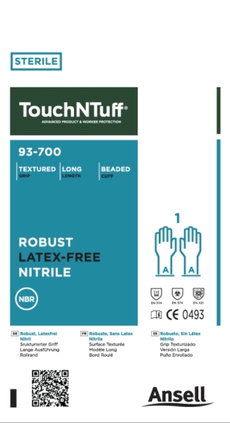 ANSELL-EINWEG-NITRIL-HANDSCHUHE, TOUCHNTUFF, 93-700, gr�n