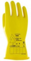 ANSELL-NATURGUMMI-LATEX-Arbeits-Handschuhe, ohne Trägermaterial, E014Y, Länge: 280 mm, gelb