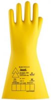 ANSELL-NATURGUMMI-LATEX-Arbeits-Handschuhe, ohne Trägermaterial, E018Y, Länge: 360 mm, gelb