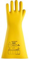 ANSELL-NATURGUMMI-LATEX-Arbeits-Handschuhe,ohne Trägermaterial, E019Y, Länge: 360 mm, gelb
