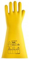 ANSELL-NATURGUMMI-LATEX-Arbeits-Handschuhe, ohne Trägermaterial, E024Y, Länge: 410 mm, gelb