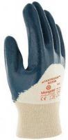 ANSELL-NYLON-STRICK-Arbeits-Handschuhe, Nitrotough N230B, Länge: 260 mm, blau/weiß