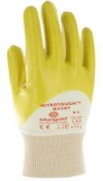 ANSELL-NYLON-STRICK-Arbeits-Handschuhe, Nitrotough N230Y, Lnge: 260 mm, gelb/wei