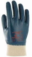 ANSELL-NYLON-STRICK-Arbeits-Handschuhe, Nitrotough N250B, Lnge: 260 mm, blau/wei