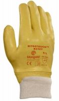 ANSELL-NYLON-STRICK-Arbeits-Handschuhe, Nitrotough N250Y, Lnge: 260 mm, gelb/wei