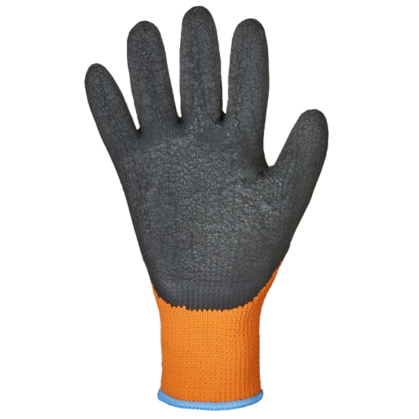 F-GOODJOB, Schrumpf-Latex, Arbeitshandschuhe *ECO WINTER*, VE: 120 Paar, orange/schwarz