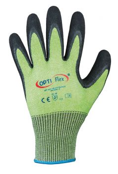 F-OPTIFLEX-Latex-Arbeits-Handschuhe, *MULTI SEASON*, VE: 120 Paar, grün/schwarz