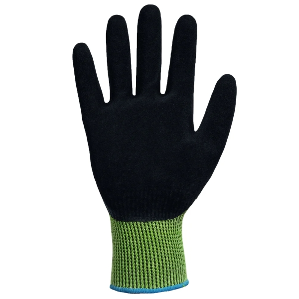 F-OPTIFLEX-Latex-Arbeitshandschuhe, *MULTI SEASON*, VE: 120 Paar, gr�n/schwarz