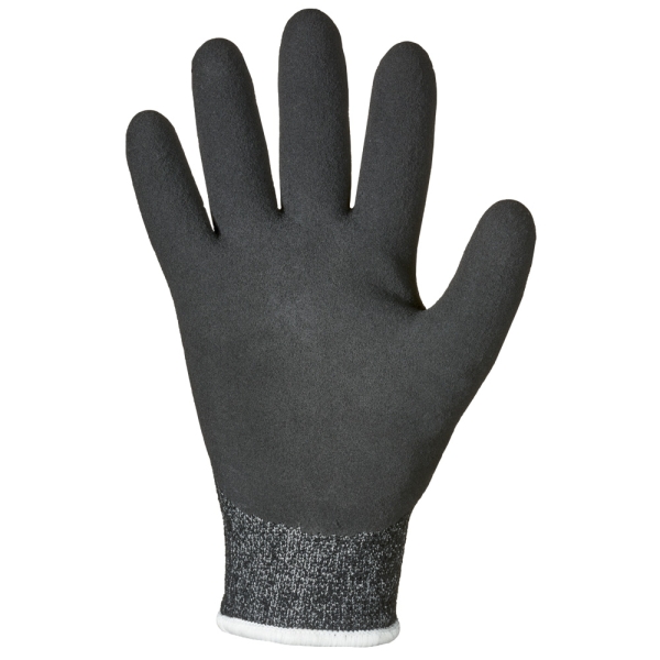 F-OPTIFLEX-Latex-Schnittschutz, Arbeitshandschuhe, *WINTER FLEX 5*, VE: 60 Paar, schwarz