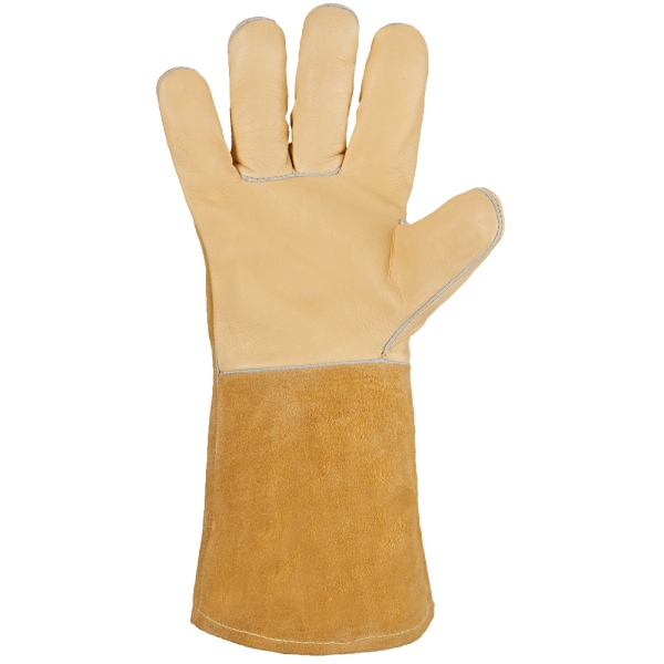 F-STRONGHAND, Schwei�er, Rindleder, Arbeitshandschuhe,  *WELDER-PROFI 4*, VE: 60 Paar
