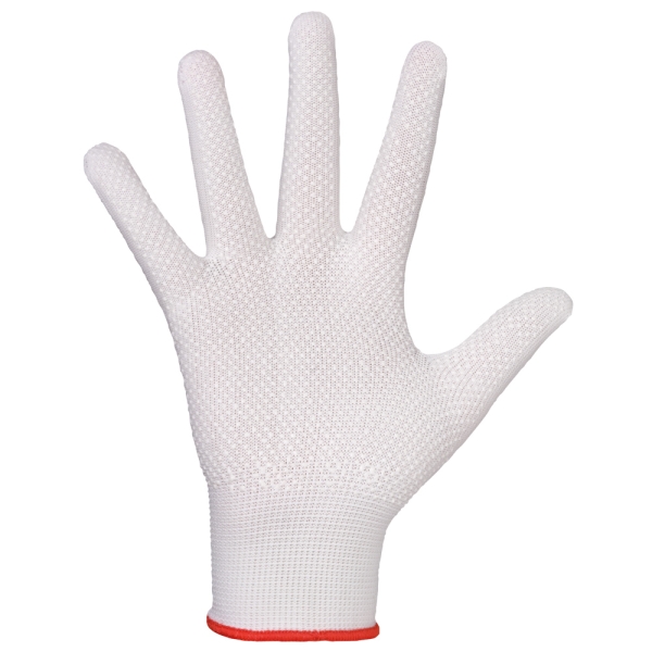 F-STRONGHAND, PU, Nylon, mit Noppen, Arbeitshandschuhe, *WEIFANG*, VE: 240 Paar, wei�