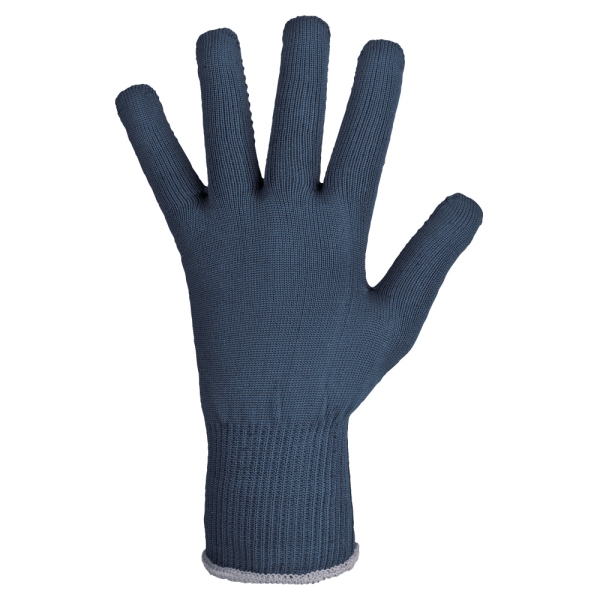 F-STRONGHAND, Strick, mit Noppen, Arbeitshandschuhe, *ZIBO* , VE: 240 Paar, blau