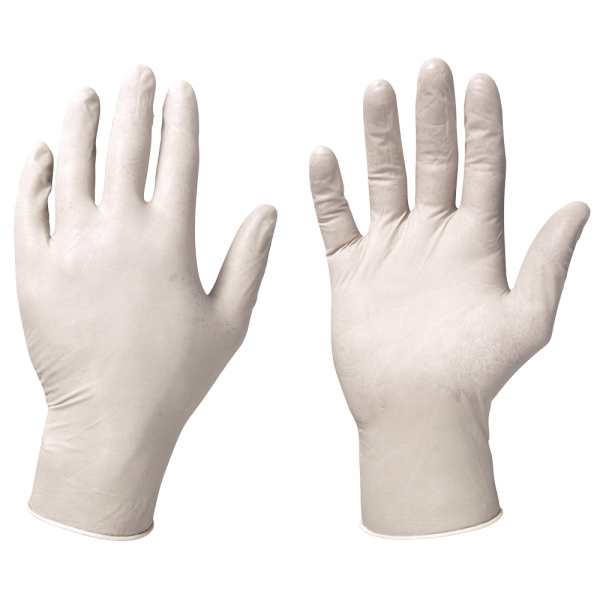 F-STRONGHAND, Latex-Einweghandschuhe, puderfrei, *COLOMBO*, Spenderbox � 100 St�ck, VE: 10 Boxen