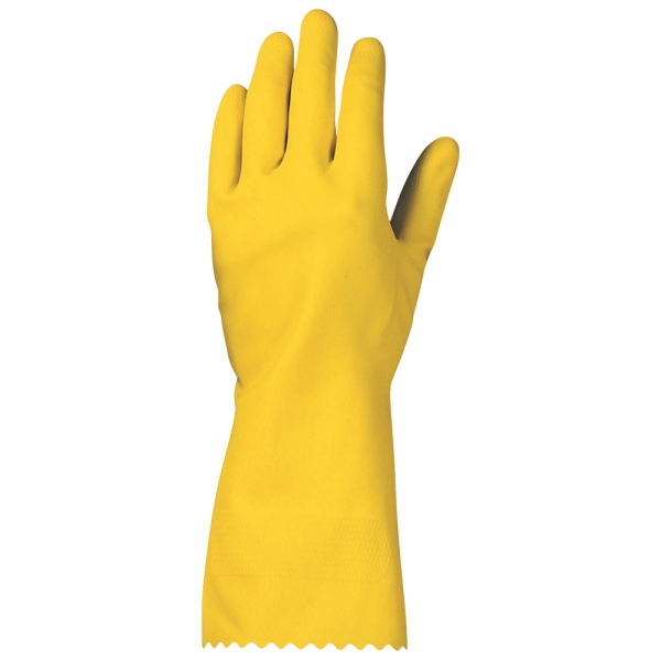 F-SURF, Haushaltshandschuhe, Latex, Arbeitshandschuhe, *GRANBY*, VE: 144 Paar, gelb