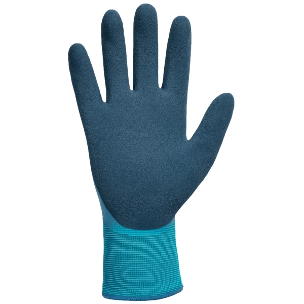 F-OPTI FLEX, Latex, Arbeitshandschuhe, *AQUA GUARD*, VE: 120 Paar, blau/dunkelblau