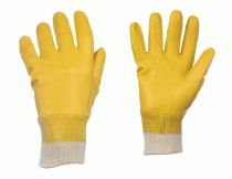 F-STRONGHAND-Nitril-Arbeits-Handschuhe, AMARILLO, gelb