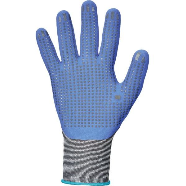 F-STRONGHAND, Nylon, Nitrilbeschichtung, Arbeitshandschuhe,*BIG BEND*, VE: 144 Paar, grau/blau