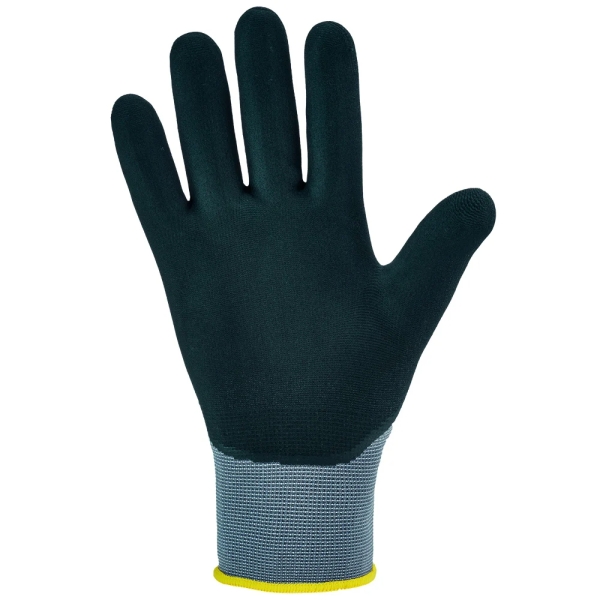F-OPTIFLEX-Nitril-Arbeitshandschuhe, *OPTIMATE*, VE: 144 Paar, grau/schwarz