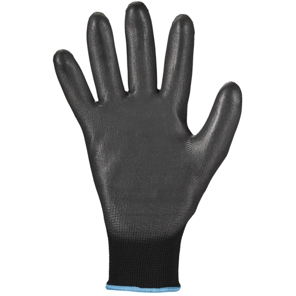 F-GOODJOB, Polyester, Arbeitshandschuhe, *DARK GRIP*, VE: 240 Paar, schwarz
